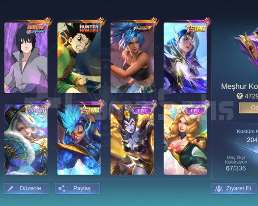Suyou Sasuke Dyroth Gon Karina Kof Epic base Hesap