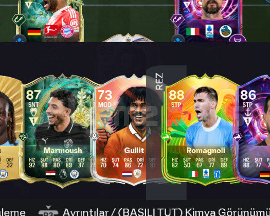 PC !! TOTY HANSEN ,YASHİN , WILLIAMSON META+ KADRO