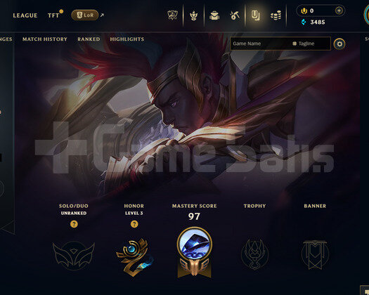 EUW Unranked | 7 Kostüm - 54 Hero | LoL Hesap