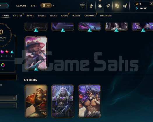EUW Unranked | 10 Kostüm - 10K Mö | Dereceli Hazır