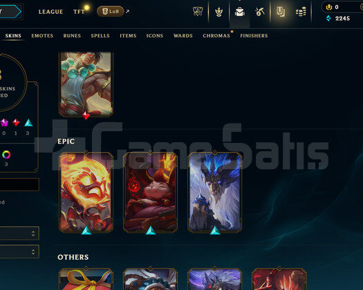 EUW Unranked | 8 Kostüm - 54 Hero | Dereceli Hazır