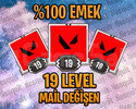 TR - 19 LEVEL - MAİL DEĞİŞEN - HESAPLAR!
