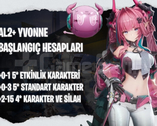 EU/NA | AL2+ Yvonne - Başlangıç Hesapları