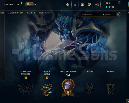 EUW Unranked | 3 Kostüm - 26 Hero | LoL Hesap