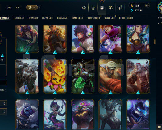 EUW / 500 LEVEL / 243 SKİN /+MAİL /+11.500 SATIŞ