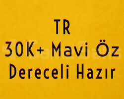 TR 30K MAVİ ÖZ DERECELİ HAZIR