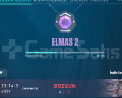 ELMAS 3 YÜKSEK MMR FRESH HESAP