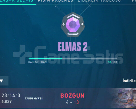 ELMAS 3 YÜKSEK MMR FRESH HESAP