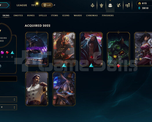 EUW Unranked | 7 Kostüm - 615 Rp | LoL Hesap