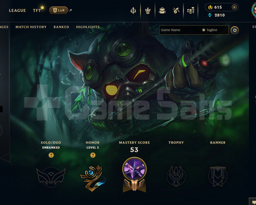 EUW Unranked | 7 Kostüm - 615 Rp | LoL Hesap