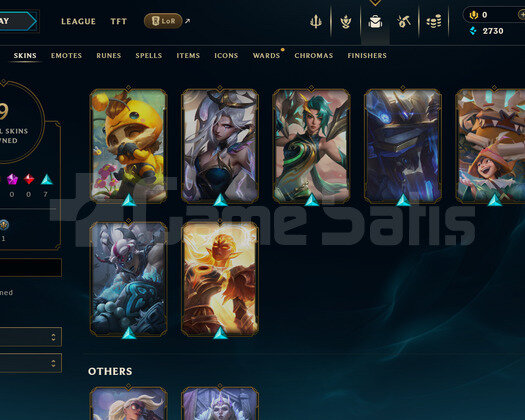 EUW Unranked | 9 Kostüm - 52 Hero | LoL Hesap