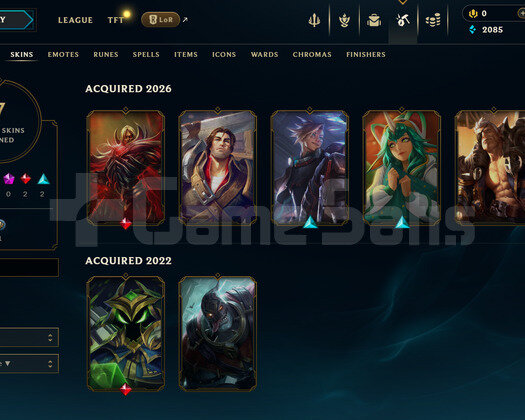 EUW Unranked | 7 Kostüm - 51 Hero | LoL Hesap