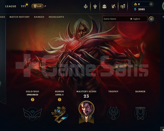 EUW Unranked | 7 Kostüm - 51 Hero | LoL Hesap