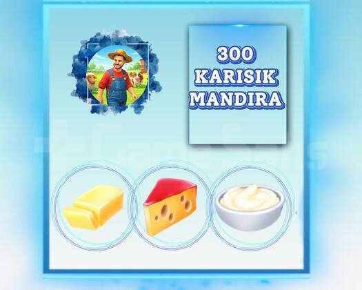 300 adet karışık mandıra