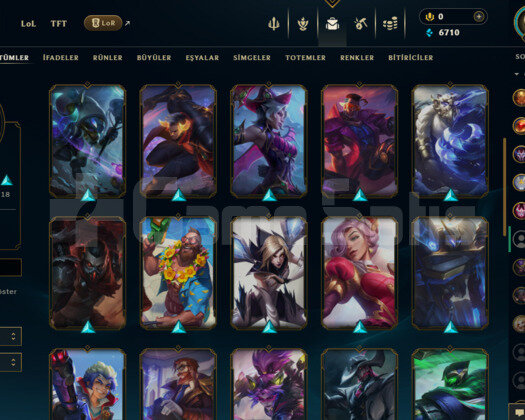 EUW 187 LEVEL 34 SKİNLİ DOLU MAİLLİ GOLD HESAP!!!!