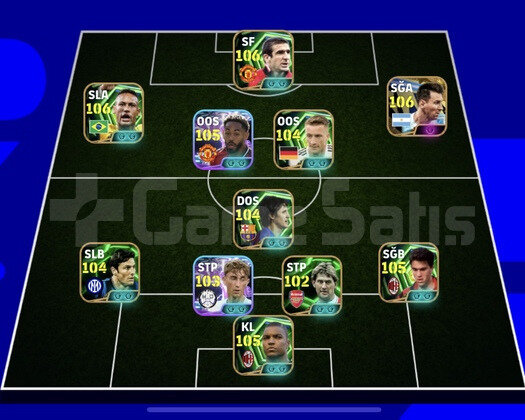 KG 3240 2 BOMBACI+CUNHA+NEYMAR+CANTONA+REUS