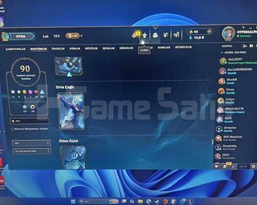 dolu dolu valorant ve lol hesabı