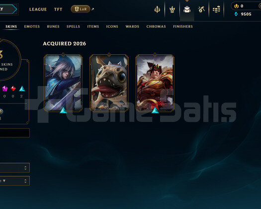 EUNE Unranked | 3 Kostüm - 31 Hero | LoL Hesap