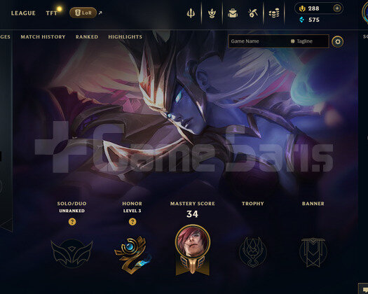 EUNE Unranked | 10 Kostüm - 28 Hero | LoL Hesap