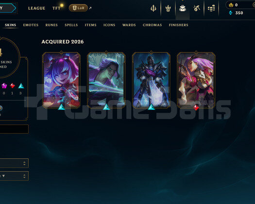 EUW Unranked | 4 Kostüm - 32 Hero | LoL Hesap