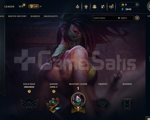 EUW Unranked | 30 Hero | LoL Hesap