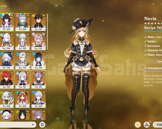 Genshin Impact AR60 Meta Hesap