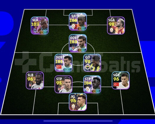 KG 3195 3 BOMBACI+CUNHA+OLİSE+OSİMHEN+BEBETO