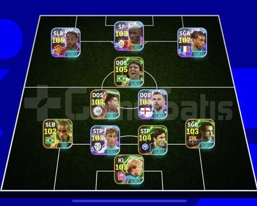 KG 3195 3 BOMBACI+CUNHA+OLİSE+OSİMHEN+BEBETO