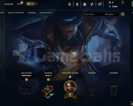 EUW Unranked | 3 Kostüm - 33 Hero | LoL Hesap