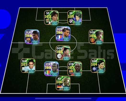 KG 3210 2 BOMBACI+OLİSE+BECKHAM+THURAM+CALİBALY