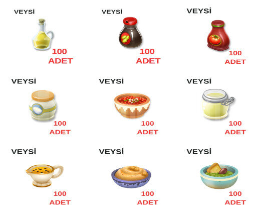 UCUZ 100 istediğiniz sos