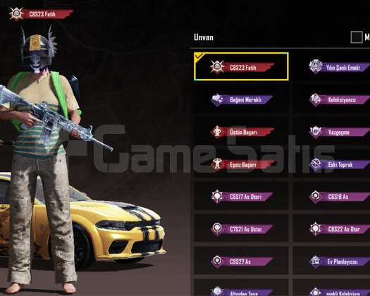Araçlı 2 m4 lü uyguna pubg hesap