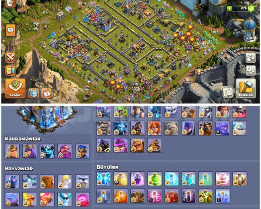 TH18COC |  274 LEVEL | PİYASANIN EN İYİSİ !!