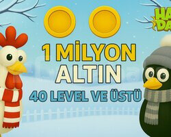 +40 Level 1 Milyon Altın ANINDA TESLİMAT