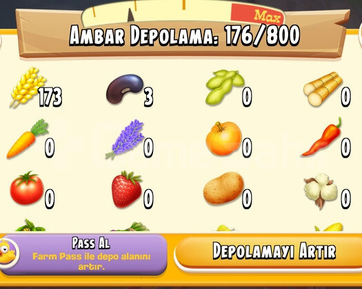 51 Level 3000 Ağıllı Hayday Hesap