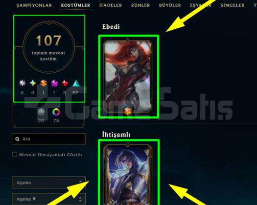 488 LEVEL + 107 KOSTÜM + 121 HERO + 37K ÖZ + MAİL!