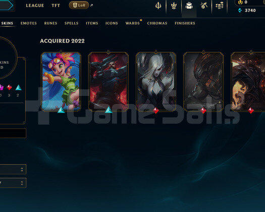EUW Unranked | 5 Kostüm - 34 Hero | LoL Hesap