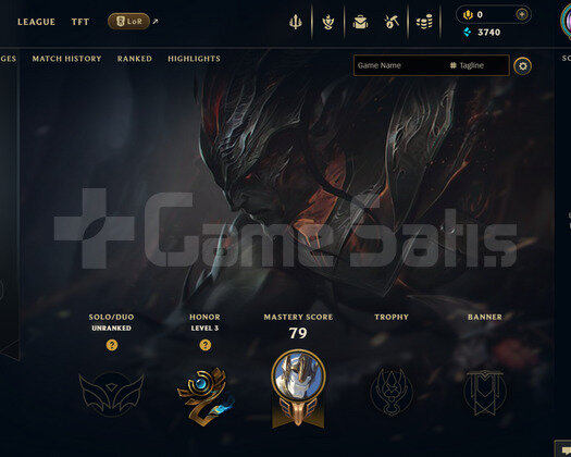 EUW Unranked | 5 Kostüm - 34 Hero | LoL Hesap