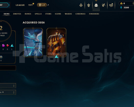 EUW Unranked | 2 Kostüm - 28 Hero | LoL Hesap