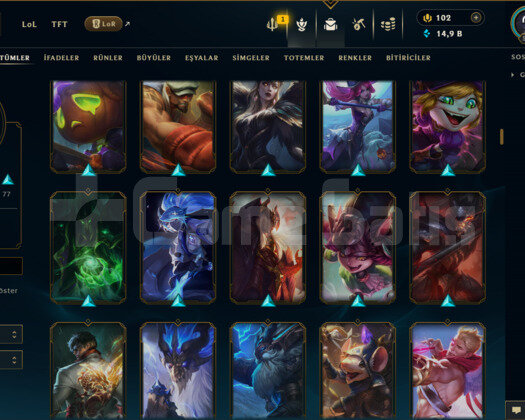 TR / 514 LEVEL / 235 SKİN /+MAİL /+11K SATIŞ