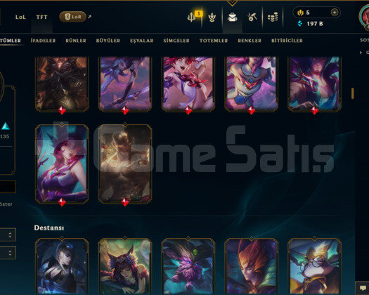 EUW / 454 LEVEL / 248 SKİN /+MAİL /+11.800 SATIŞ