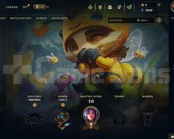 EUW Unranked | 6 Kostüm - 34 Hero | LoL Hesap