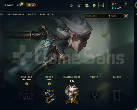 EUW Unranked | 1 Kostüm - 24 Hero | LoL Hesap