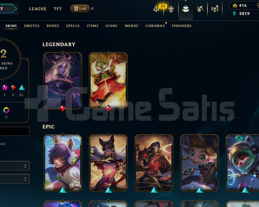 EUW 252 LEVEL | 62 KOSTÜM - 159 HERO | HANDMADE