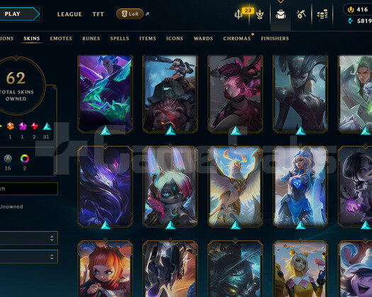 EUW 252 LEVEL | 62 KOSTÜM - 159 HERO | HANDMADE