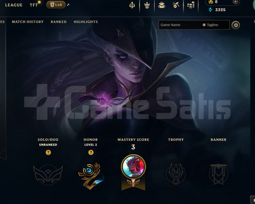 EUW Unranked | 2 Kostüm - 25 Hero | LoL Hesap