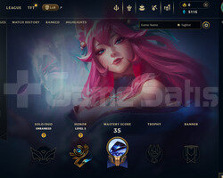 EUW Unranked | 3 Kostüm - 38 Hero | LoL Hesap