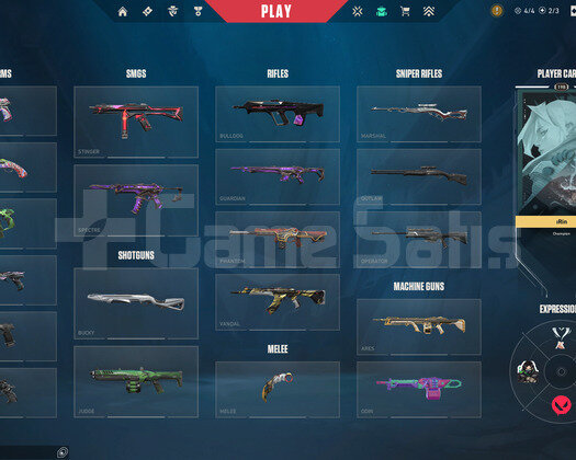 champion 2021li battle pass hariç 32+skinli full