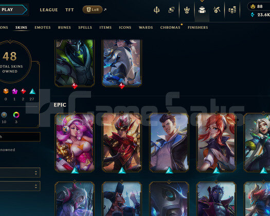 EUW 177 LEVEL | 48 KOSTÜM - 103 HERO | HANDMADE