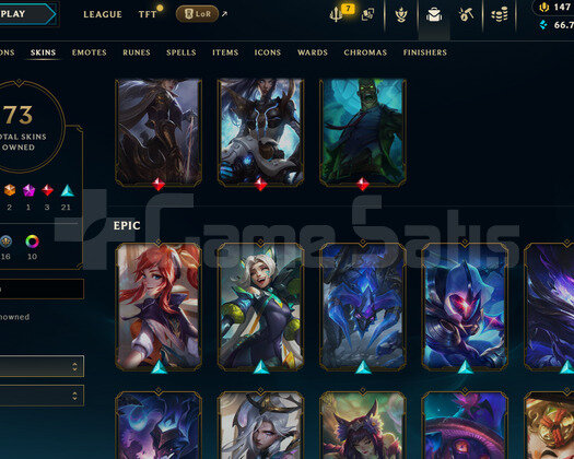 EUW 191 LEVEL | 73 KOSTÜM - 111 HERO | DERECELİ HA